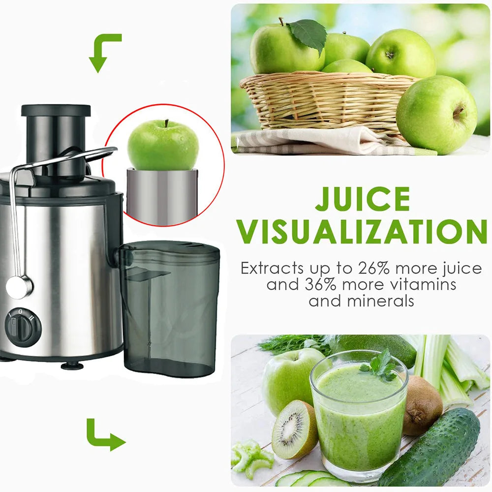 Electric Centrifugal Juicer Large Caliber Juice Extractor with Slag Juice Separation Machine for Orange And Fruit Juices