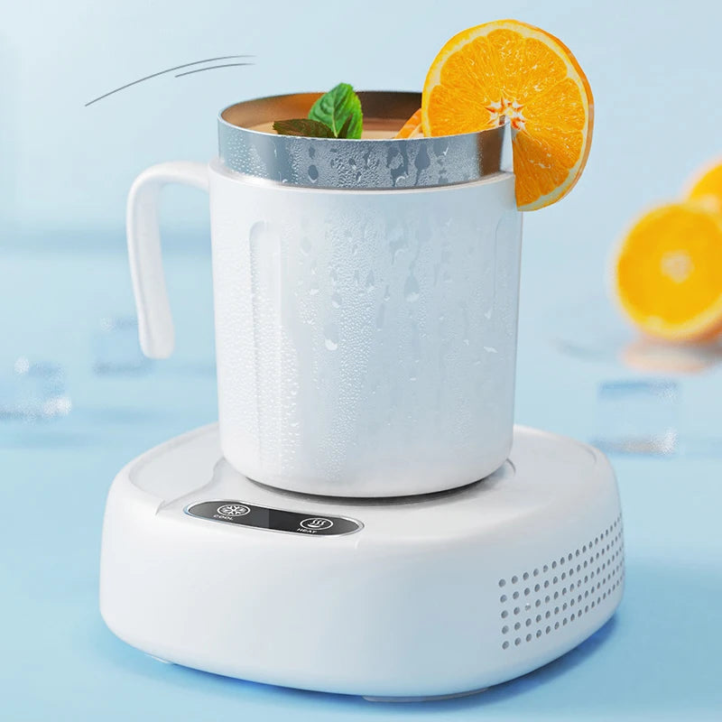 Quick-Chill Cup 2 In1 Coffee Milk Beer Heating Cooling Cup Refrigeration Cup Thermostatic Refrigeration Creative Ice-Cooling Cup