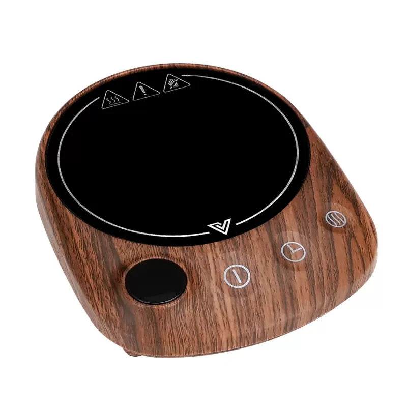 220V Cup Heater Coffee Mug Warmer Hot Tea Makers 100°C Warmer Coaster 5 Gear Temperature Cup Heaters Coffee Milk Tea Heating Pad