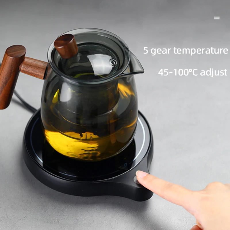 200W Electric Cup Heater Coffee Mug Warmer 100°C Hot Tea Maker Warmer Coaster Heating Pad for Milk Tea Water 110V/220V
