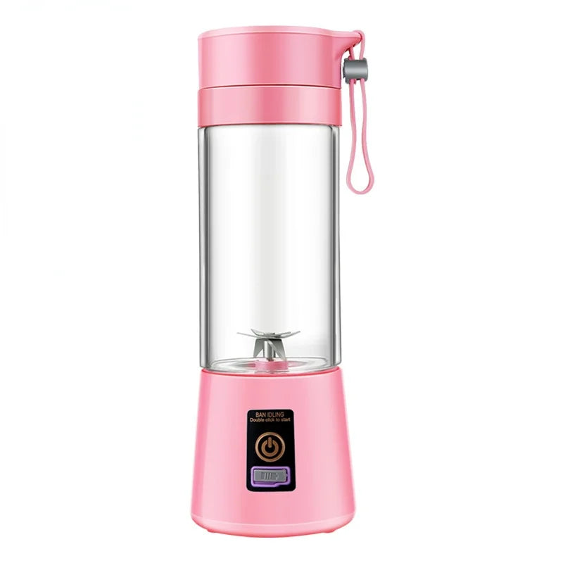 Home Kitchen Accessories Electric Mini USB 6 Blades Juicer Cup Machine Portable Fruit Kitchen Tools Bottle Juicer Blender