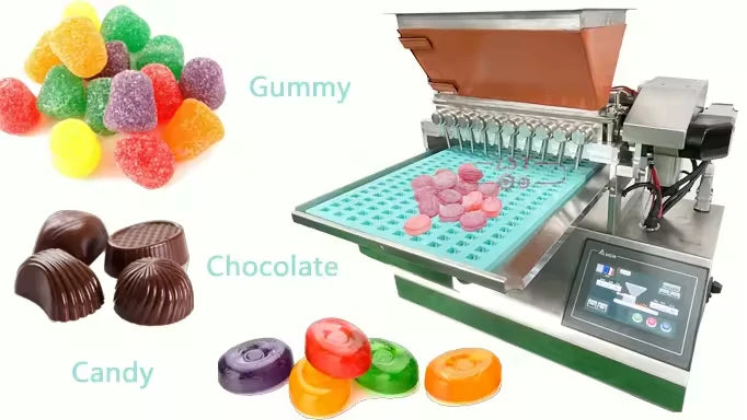 New Type Manual Desktop Gummy Storage & Mini Chocolate Hard Candy Maker - For Home Kitchen Candy Making