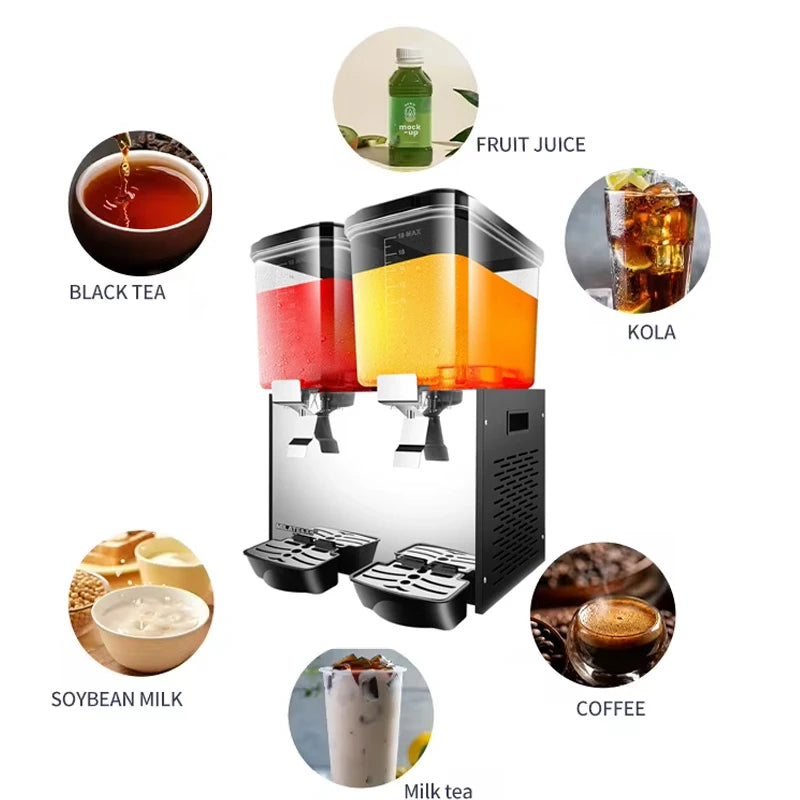 New Summer Cold Drink Machine Commercial Multi Functional Orange Juice Machine Electric Self Service Beverage Machine