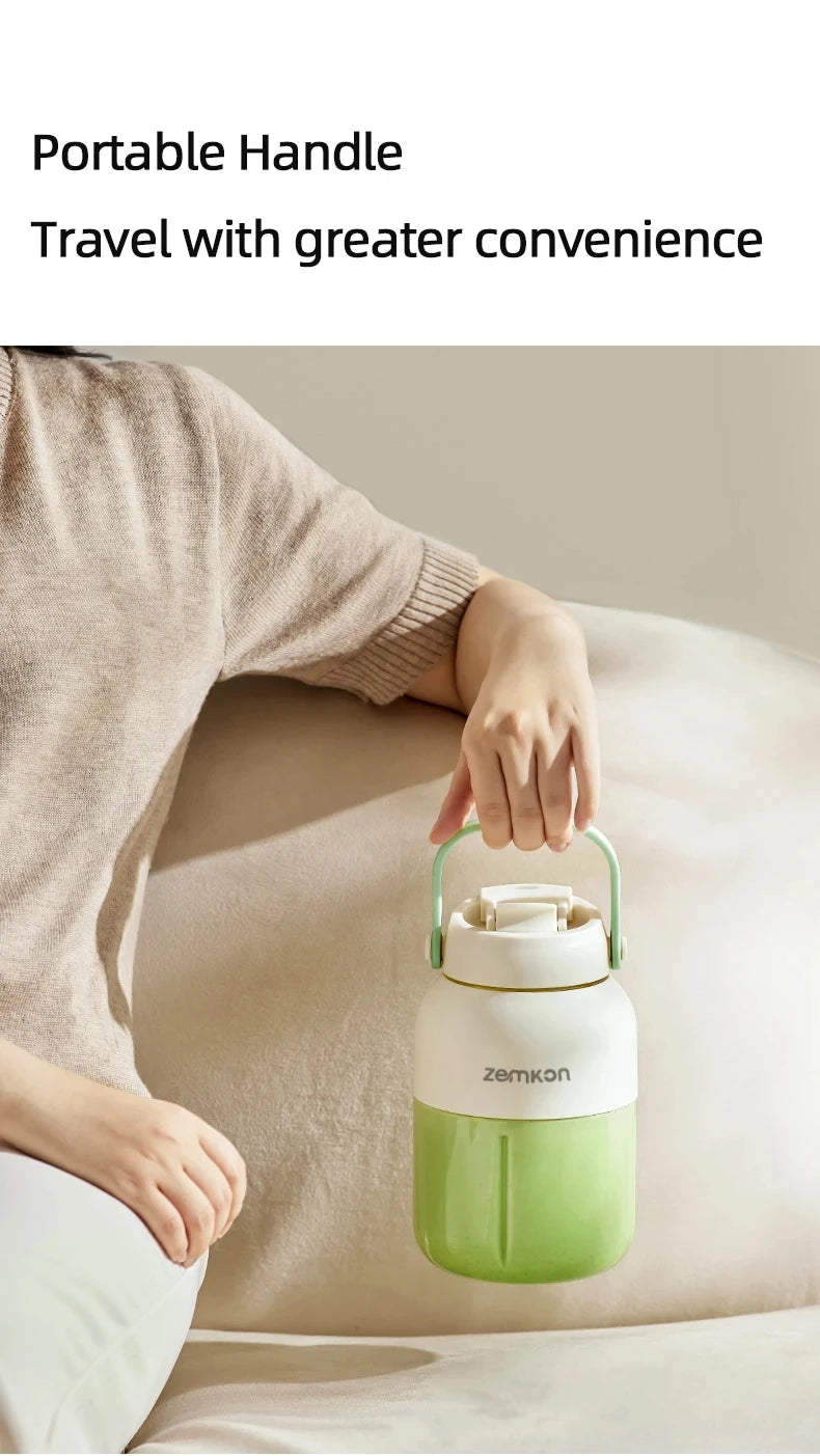 1100ML Portable Juicer Fresh Fruit Mixer 26 Blades USB Rechargeable Multifunctional Juicer Ice Crusher Smoothie Blender For Home