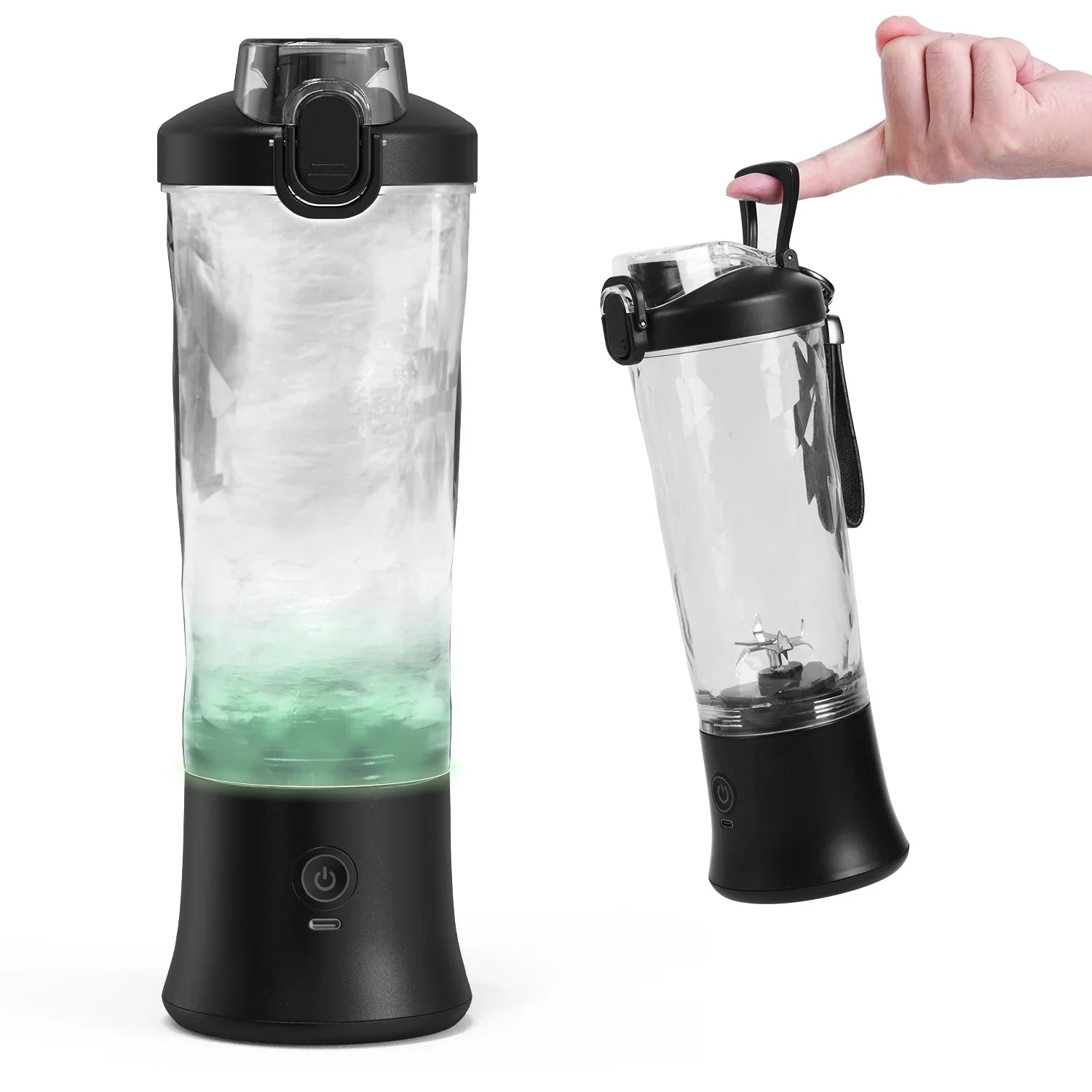 Portable Blender Electric Juicer 600ML Fruit Mixers 4000mAh USB Rechargeable Smoothie Mini Blender Multifunction Juice Maker