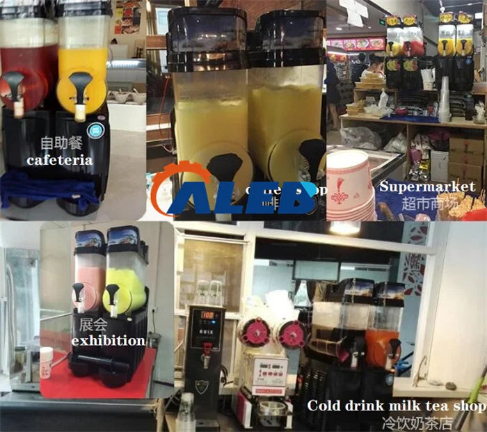 Cooling Drink Beverage Making Machine Ice Slush Blender Mixing Machine Soda Fountain Granita Drinking Machine with Vending