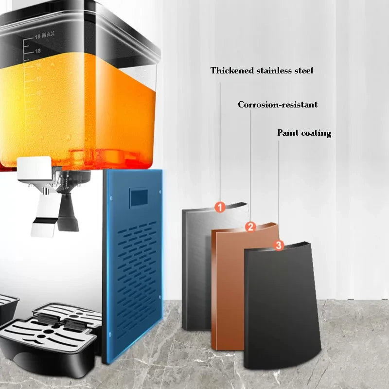 New Summer Cold Drink Machine Commercial Multi Functional Orange Juice Machine Electric Self Service Beverage Machine
