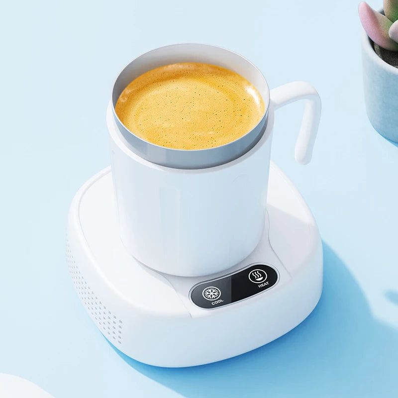 Quick-Chill Cup 2 In1 Coffee Milk Beer Heating Cooling Cup Refrigeration Cup Thermostatic Refrigeration Creative Ice-Cooling Cup