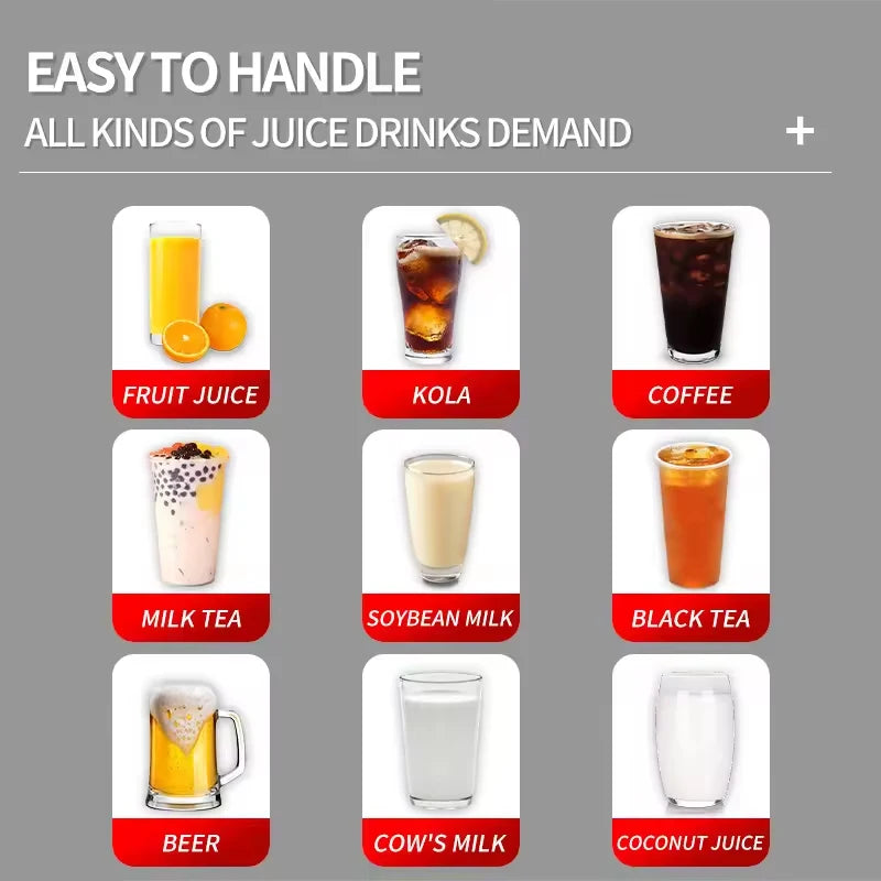 Double Can Industrial Cold Beverage Machine Buffet Frozen Orange Juice Machine