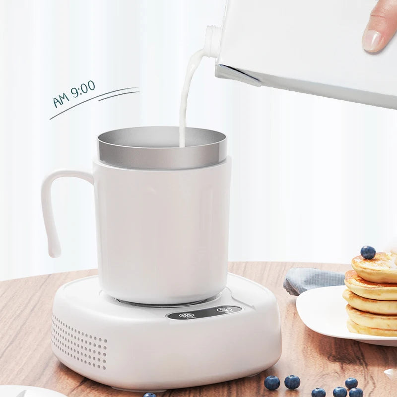 Quick-Chill Cup 2 In1 Coffee Milk Beer Heating Cooling Cup Refrigeration Cup Thermostatic Refrigeration Creative Ice-Cooling Cup