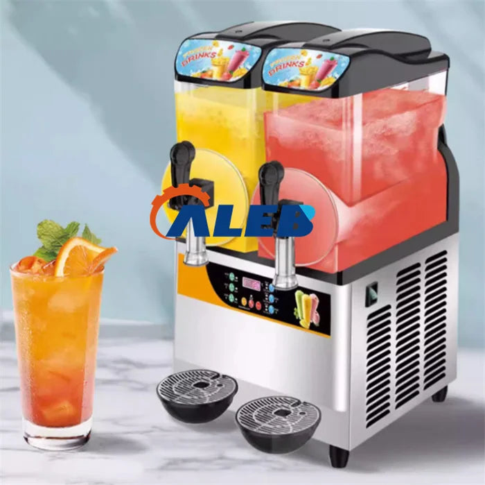 Cooling Drink Beverage Making Machine Ice Slush Blender Mixing Machine Soda Fountain Granita Drinking Machine with Vending