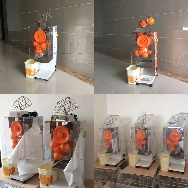 110V/220V Electric Commercial Orange Juicer Squeezer Juice Machine Citrus Lemon Press Machine