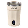 Mini Electric Automatic Magnetic Stirring Cup Smart Temperature & Battery Level Display 300ml USB-Charging Magnetic Water Cup