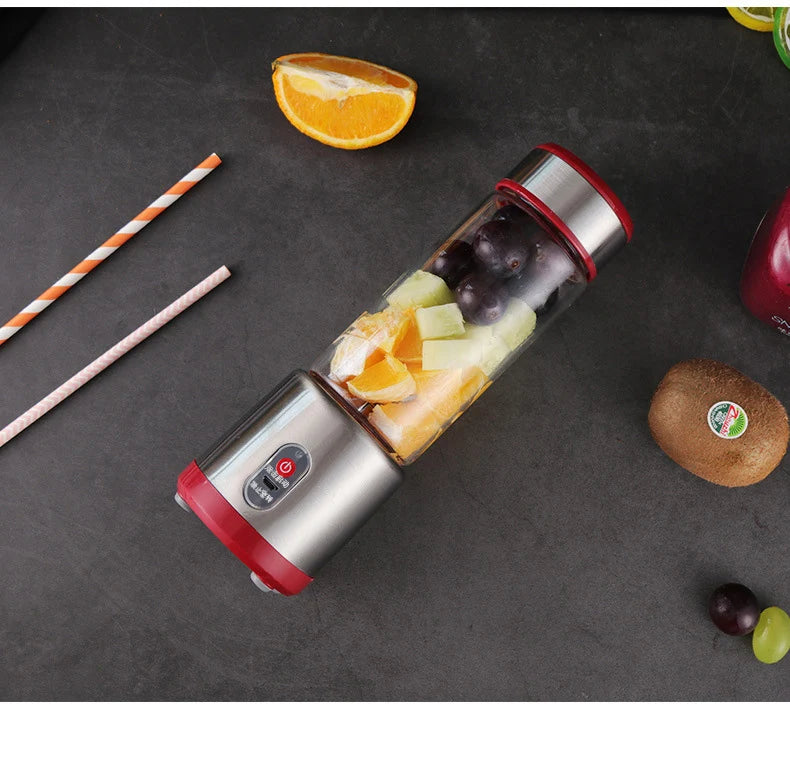 Multifunction Juicers Portable Electric Blender USB Rechargeable Electric Mixer Fruit Orange Milkshake Juice Maker Machine 450M