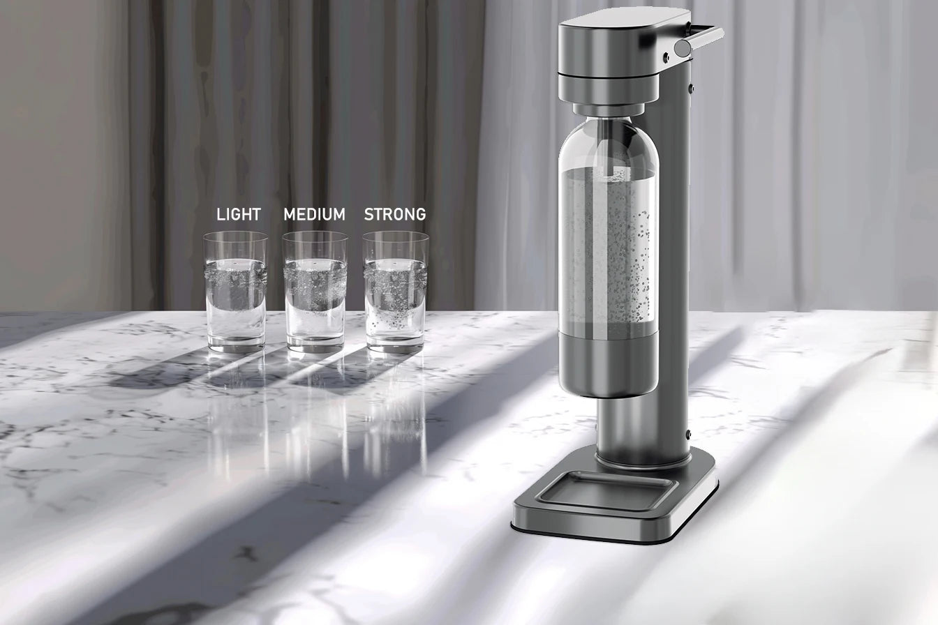 1L Soda Water Maker CO2 Canister Makes 130 Cans of Sparkling Water Cost-Effective Efficient for Family Use Ideal for Summer BBQs
