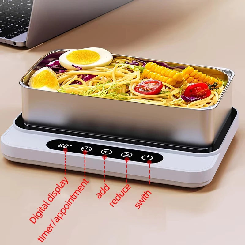 50W Cup Heater Mug Warmer Electric Hot Plate 9 Gear Temperature Warmer Coaster Heating Lunch Box Milk Coffee Home Office
