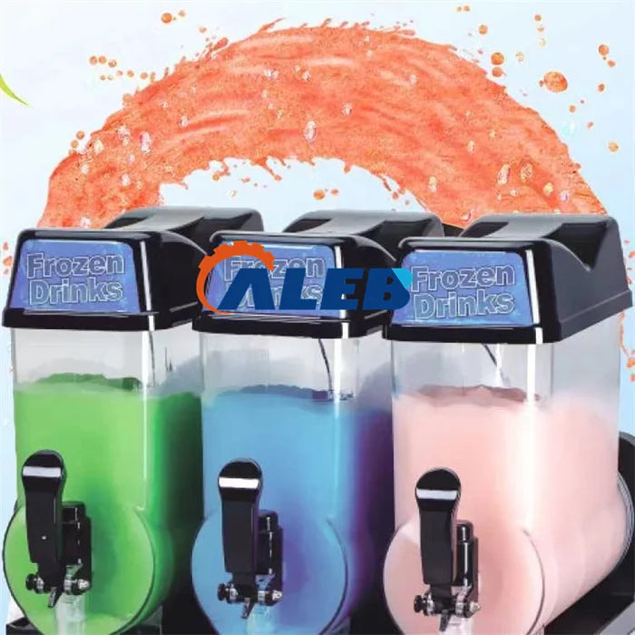 Cooling Drink Beverage Making Machine Ice Slush Blender Mixing Machine Soda Fountain Granita Drinking Machine with Vending