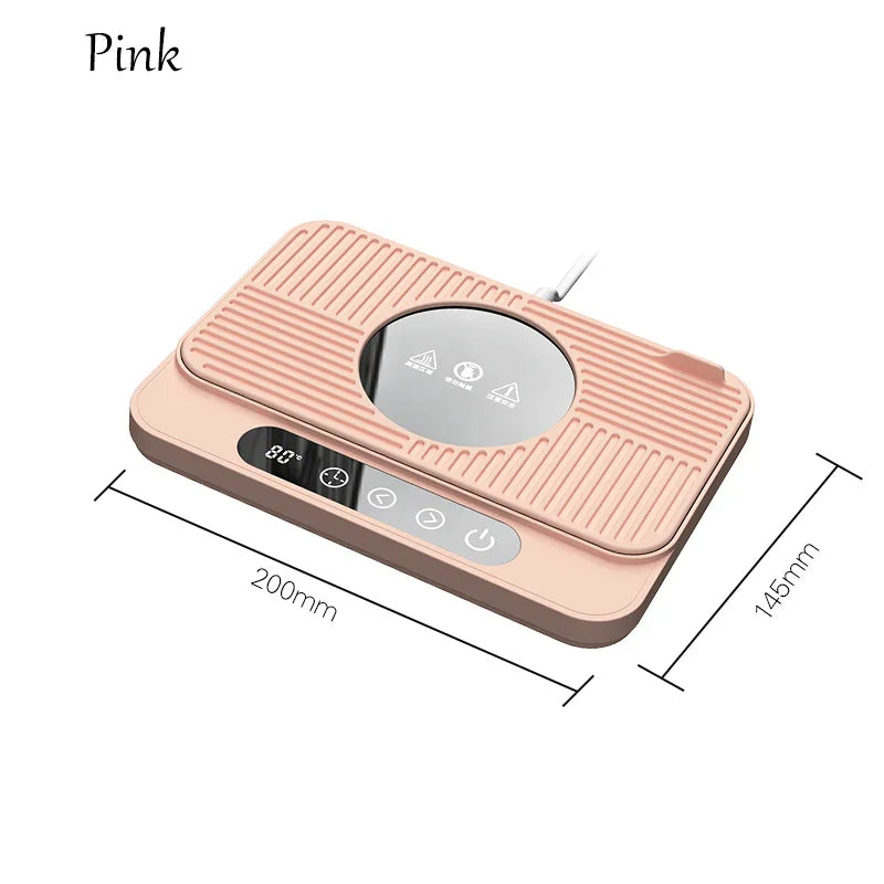50W Cup Heater Mug Warmer Electric Hot Plate 9 Gear Temperature Warmer Coaster Heating Lunch Box Milk Coffee Home Office 220V