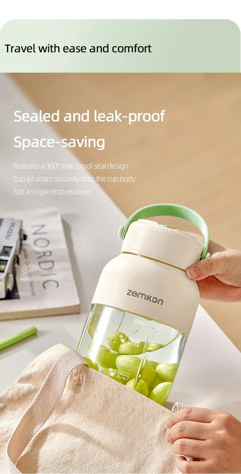 1100ML Portable Juicer Fresh Fruit Mixer 26 Blades USB Rechargeable Multifunctional Juicer Ice Crusher Smoothie Blender For Home