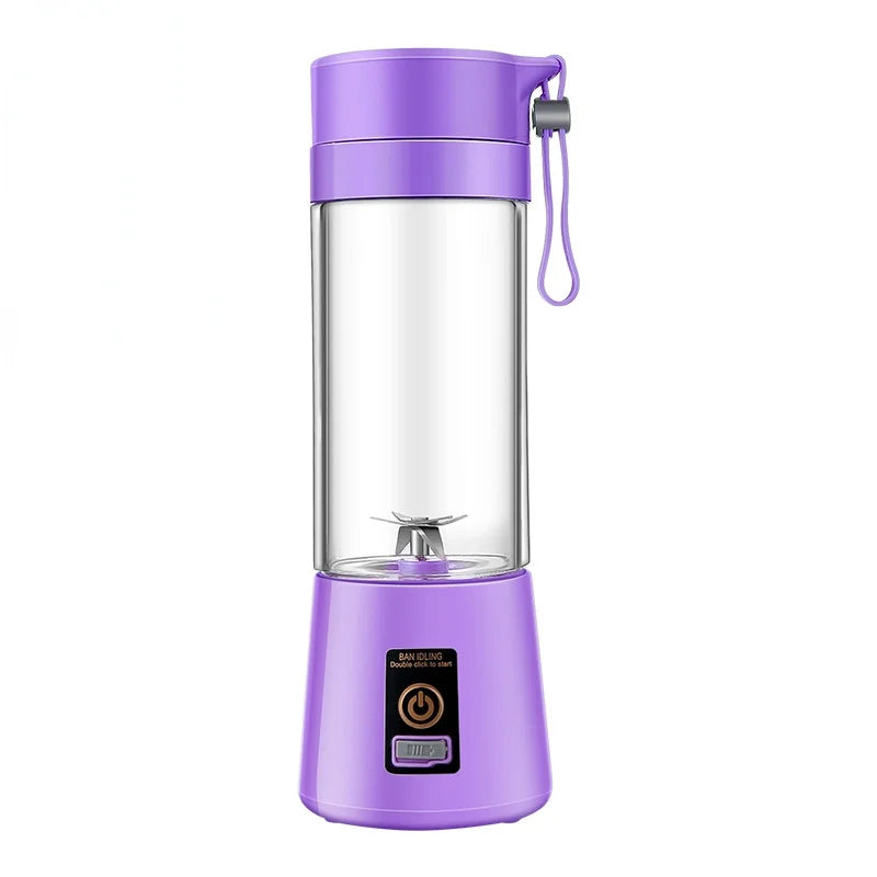 Home Kitchen Accessories Electric Mini USB 6 Blades Juicer Cup Machine Portable Fruit Kitchen Tools Bottle Juicer Blender