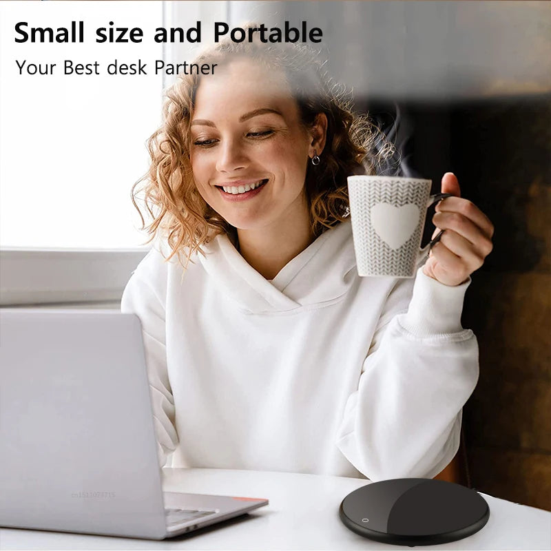 USB Cup Warmer Electric Heating Coaster Coffee Mug Warmer For Home Office Desktop Coffe Milk Tea Cup Warmer Portable Cup Heater