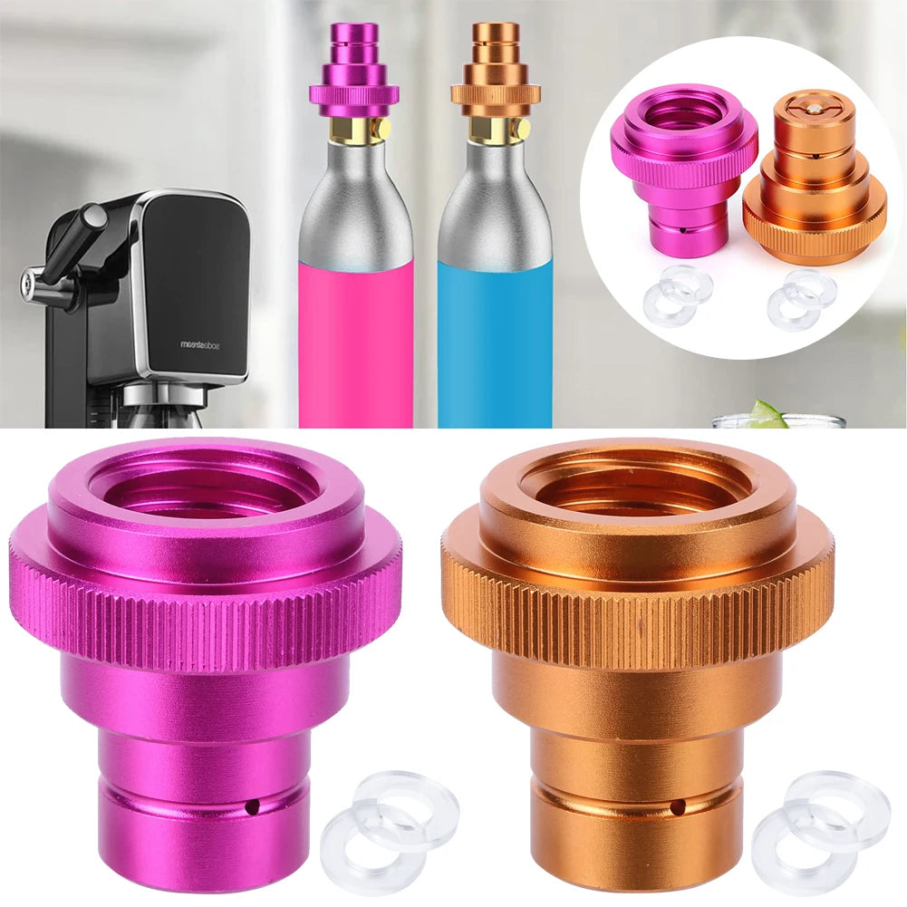 CO2 Adapter Accessories Brass Soda Quick Connect Quick Disconnect for CO2 Cylinder Soda Water Bubbler DUO Terra
