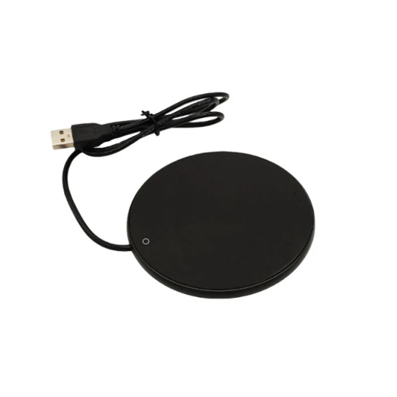USB Cup Warmer Electric Heating Coaster Coffee Mug Warmer For Home Office Desktop Coffe Milk Tea Cup Warmer Portable Cup Heater