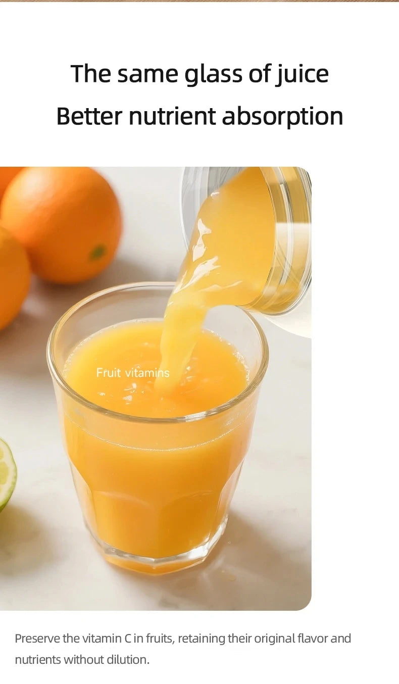1100ML Portable Juicer Fresh Fruit Mixer 26 Blades USB Rechargeable Multifunctional Juicer Ice Crusher Smoothie Blender For Home