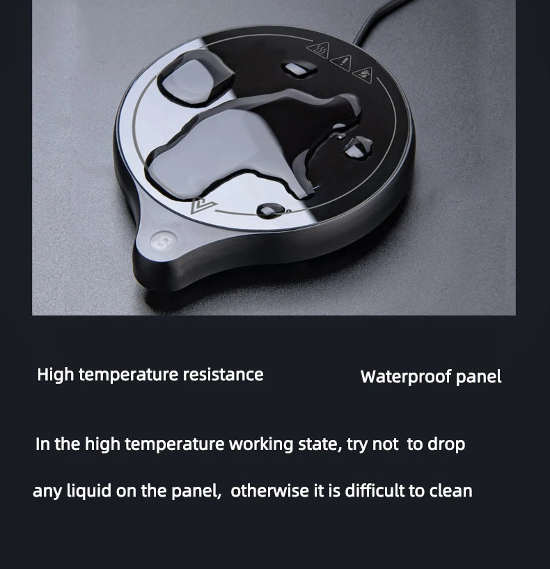 200W Electric Cup Heater Coffee Mug Warmer 100°C Hot Tea Maker Warmer Coaster Heating Pad for Milk Tea Water 110V/220V