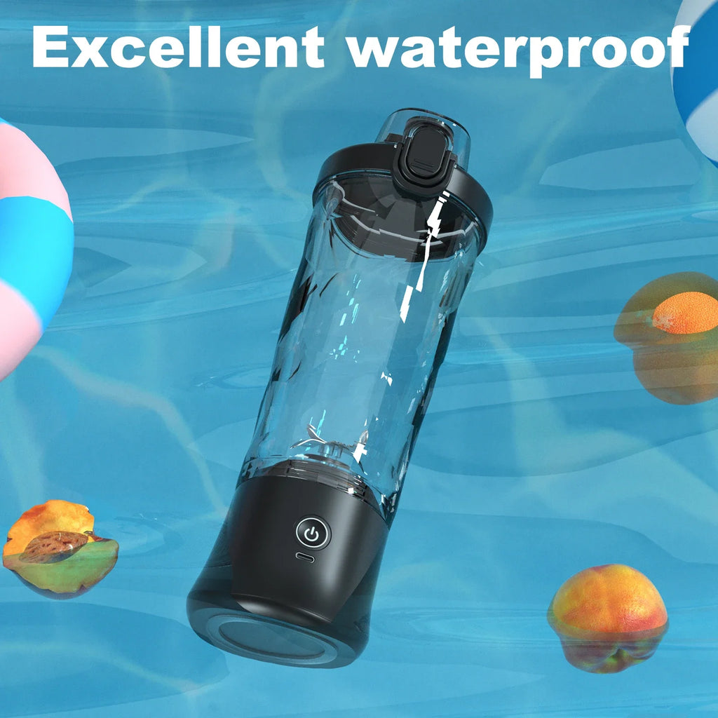 Portable Blender Electric Juicer 600ML Fruit Mixers 4000mAh USB Rechargeable Smoothie Mini Blender Multifunction Juice Maker