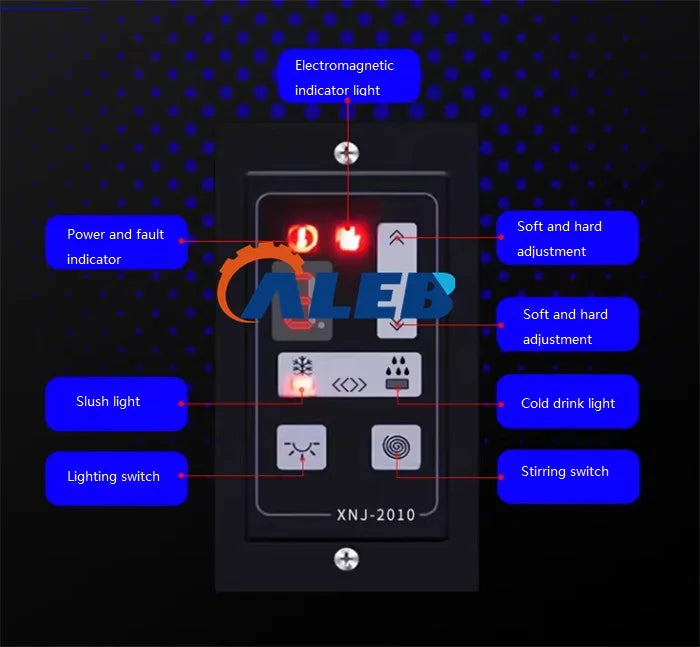 Cooling Drink Beverage Making Machine Ice Slush Blender Mixing Machine Soda Fountain Granita Drinking Machine with Vending