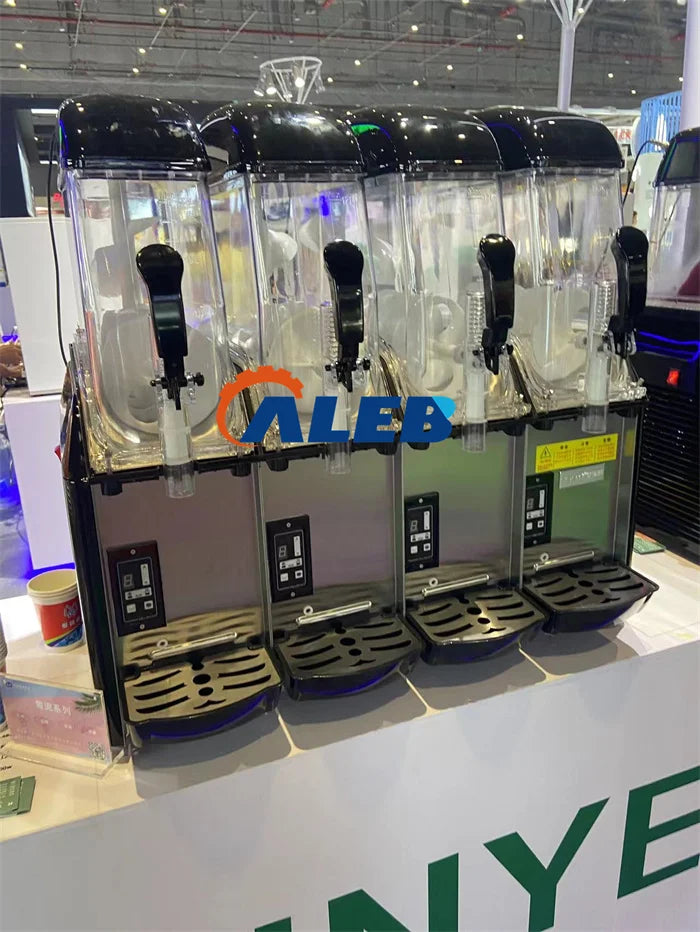 Cooling Drink Beverage Making Machine Ice Slush Blender Mixing Machine Soda Fountain Granita Drinking Machine with Vending
